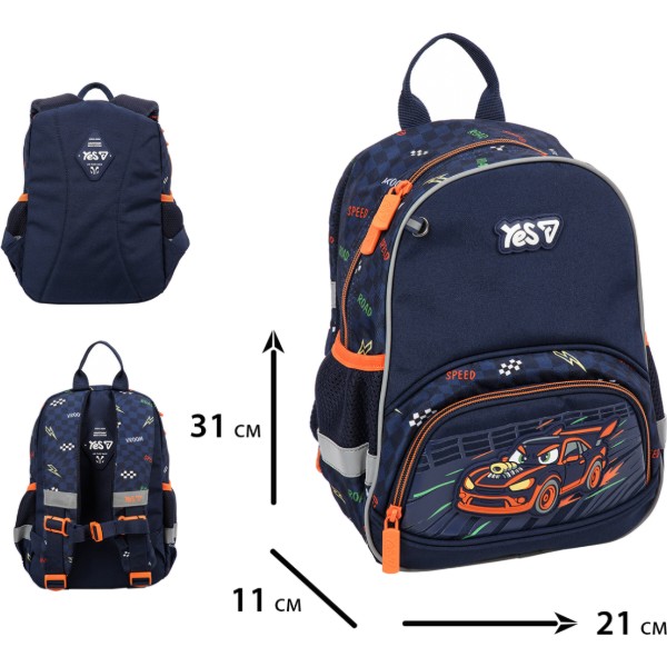 Фото - Рюкзак детский YES K-34XS Drift (550449)
